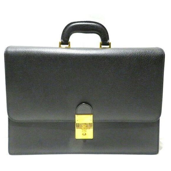 Gucci Old Gucci Leather Briefcase - Picture 1 of 9